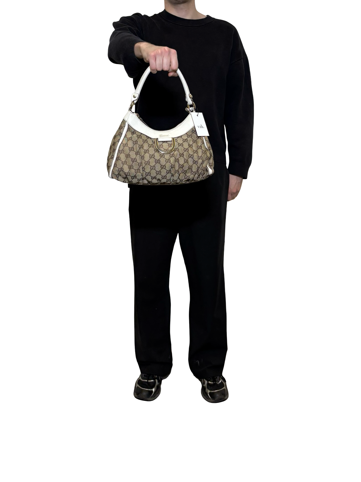 Gucci Canvas Guccissima Shoulder Bag