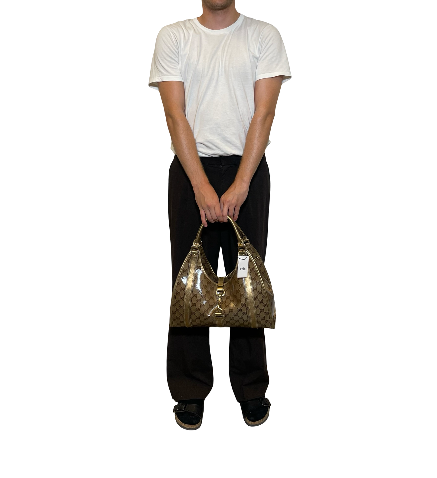 Gucci Monogram Jackie Shoulder Bag