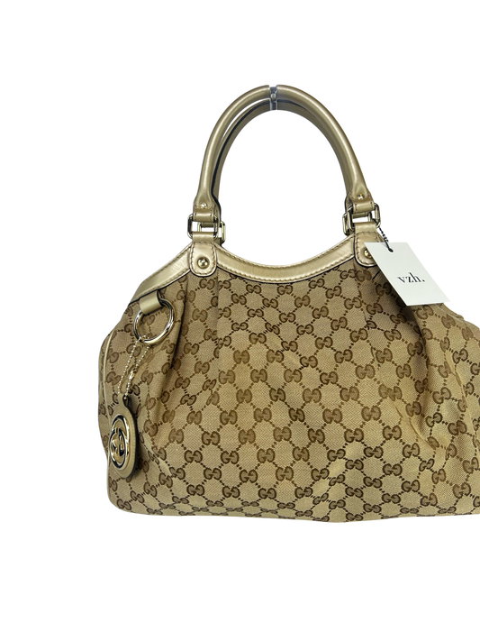 Gucci Sukey Canvas Shoulder Bag