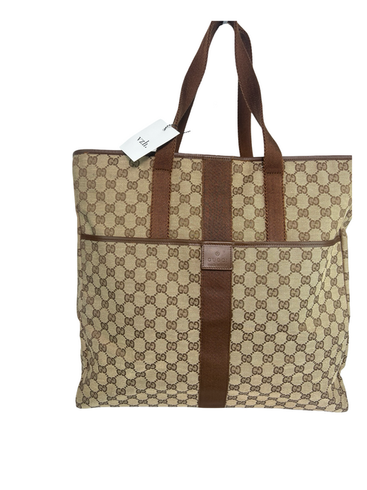 Gucci Large GG Canvas Tote Bag