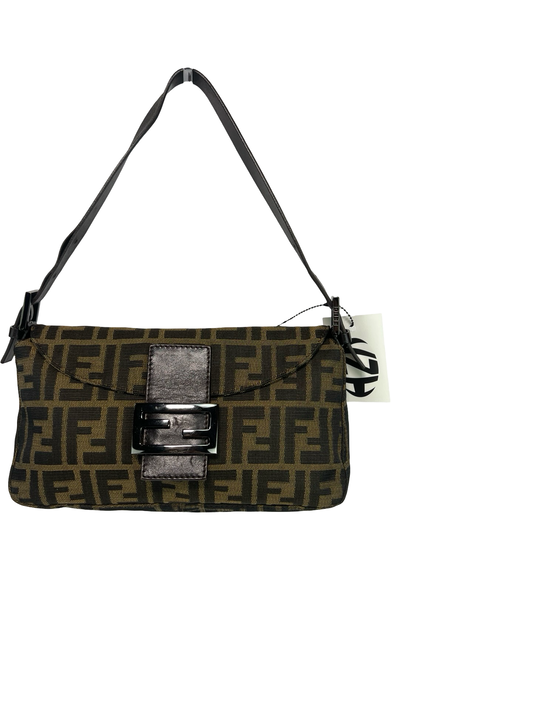 Fendi Zucca Baguette Shoulder Bag