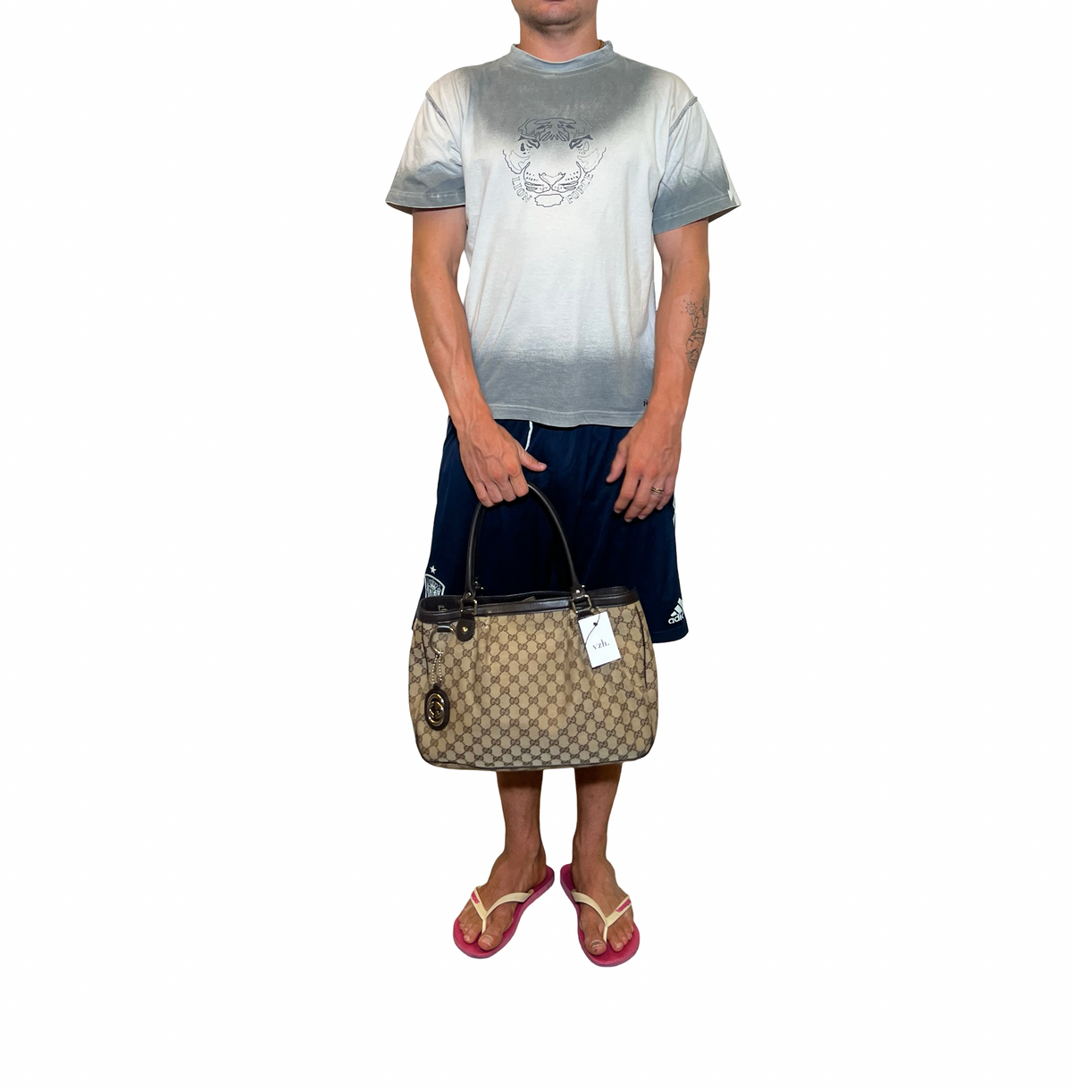 Gucci Canvas Monogram Shopper