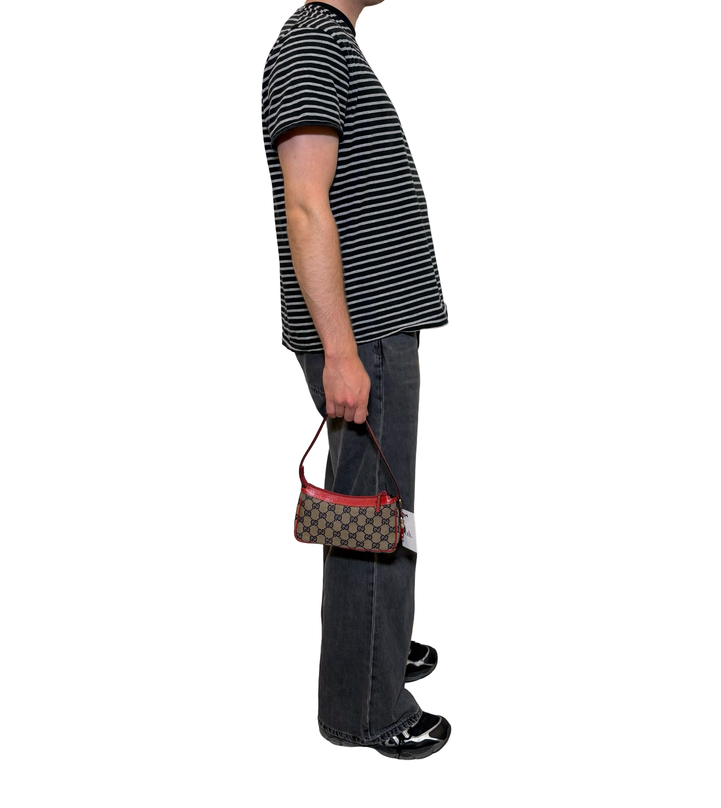 Gucci Canvas Monogram Shoulder Bag