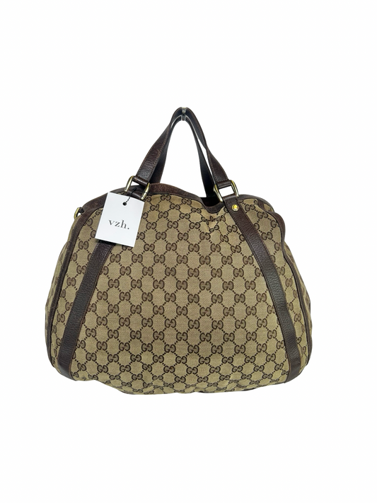 Gucci Canvas Convertible Hobo Bag (disclaimer)