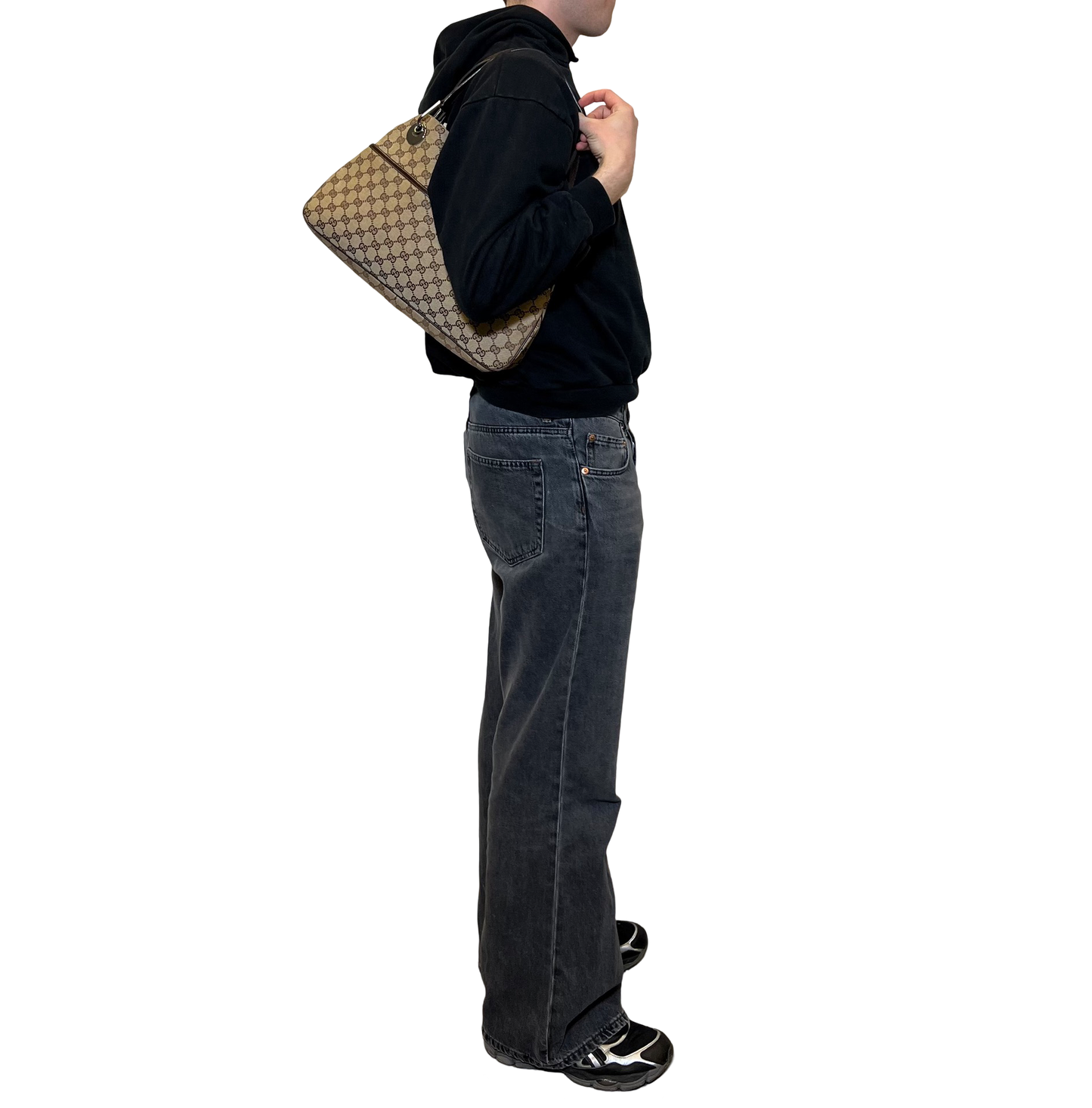 Gucci Eclipse Canvas Shoulder Bag