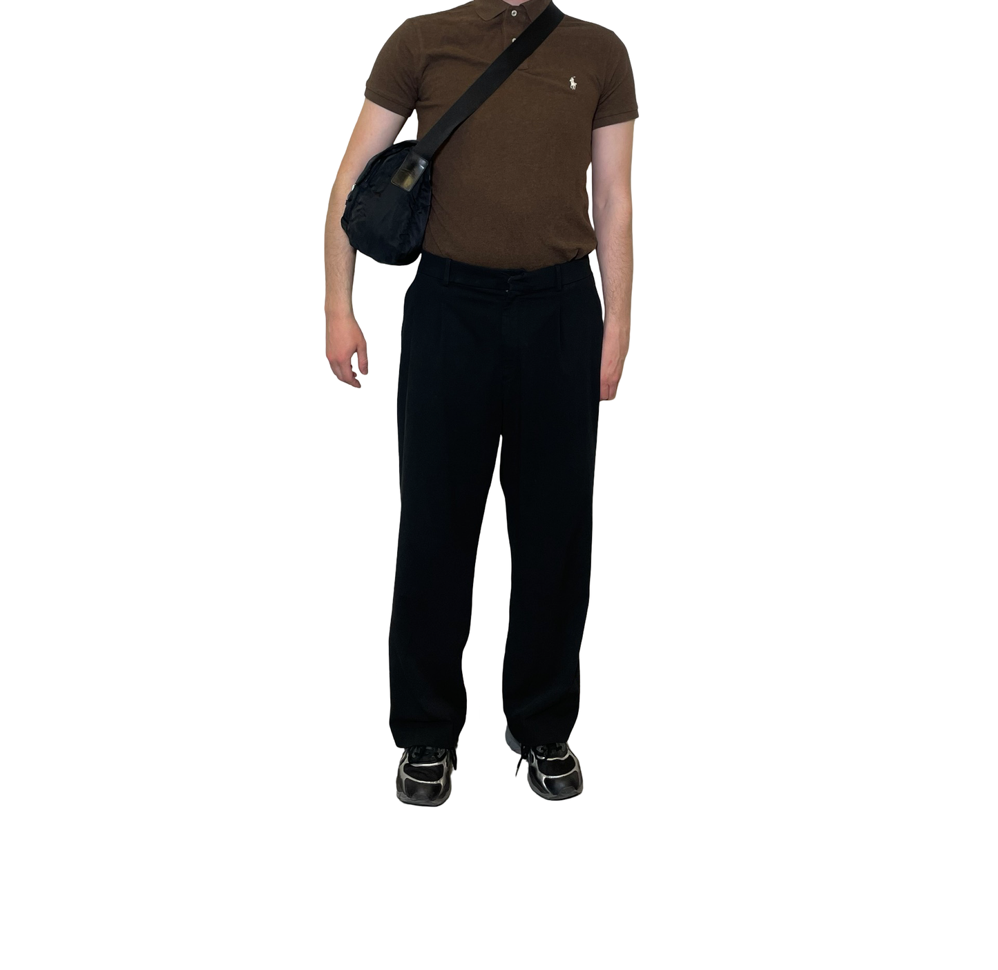 Prada Nylon Messenger Crossbody Bag