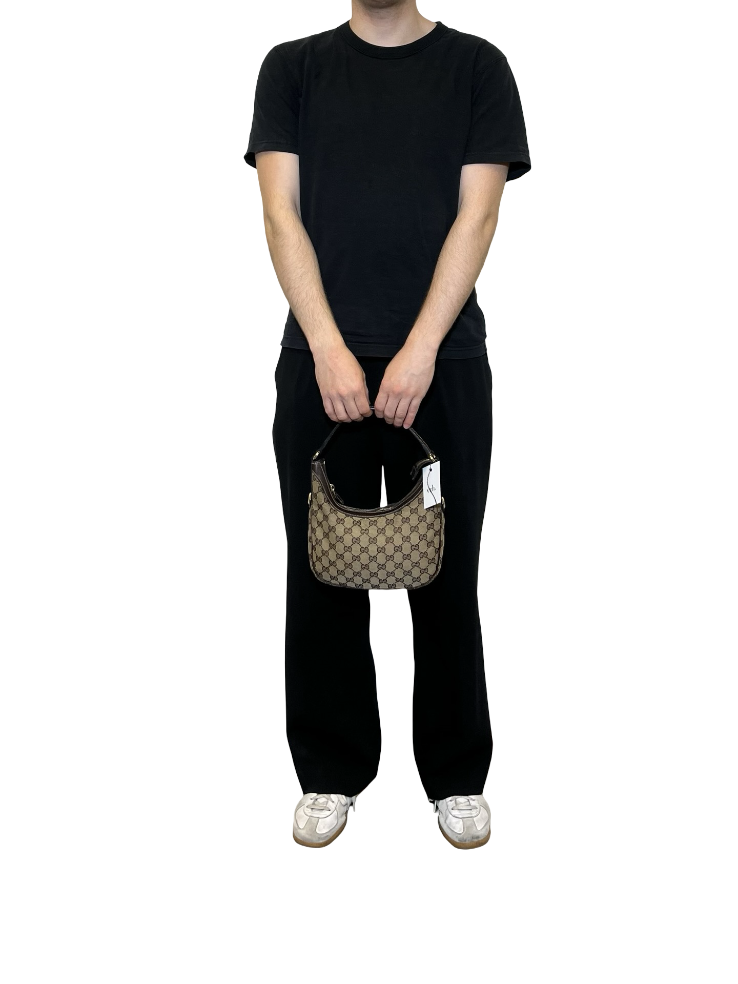 Gucci Canvas Monogram Hobo Bag