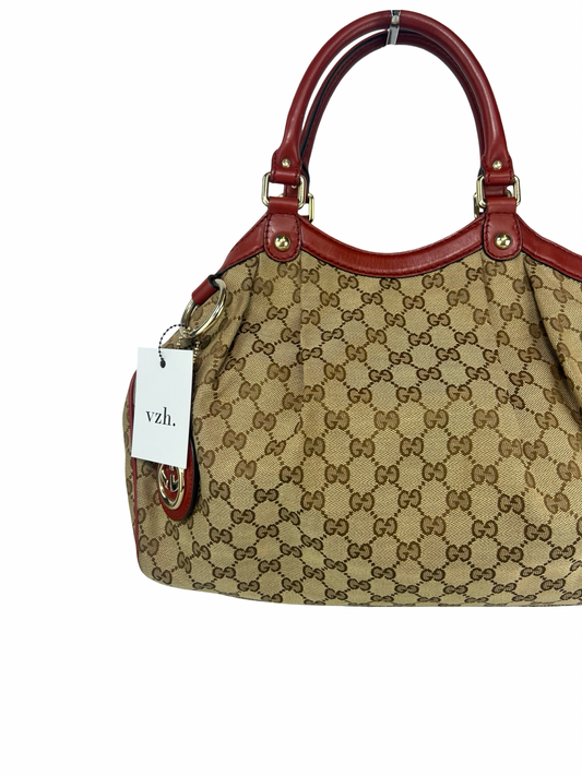 Gucci Sukey Canvas Shoulder Bag