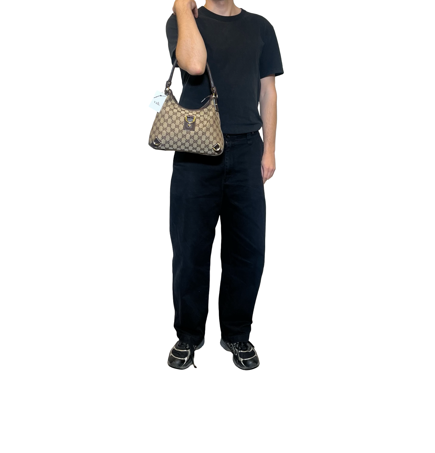 Gucci Canvas D-Ring Shoulderbag