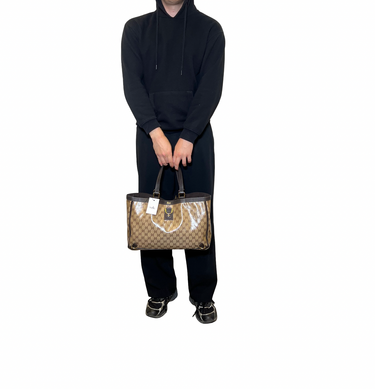 Gucci Canvas D-Ring Tote Bag
