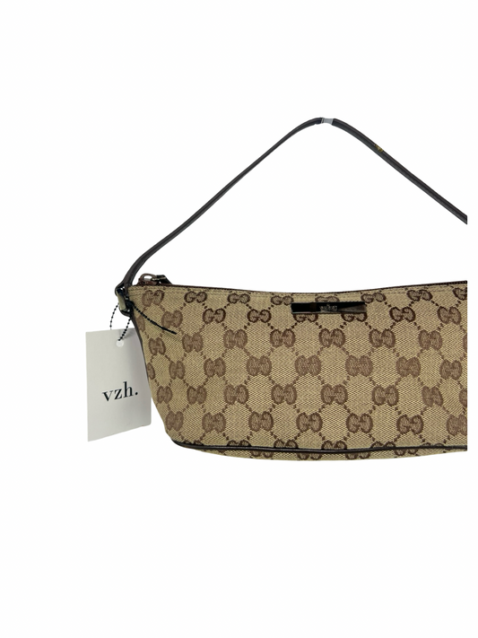Gucci Canvas Boat Shoulder Bag