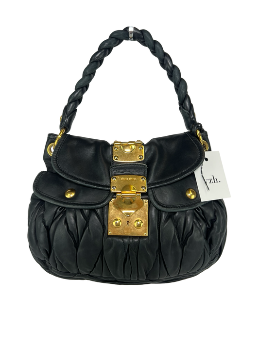 Miu Miu Matelasse Leather Crossbody Bag