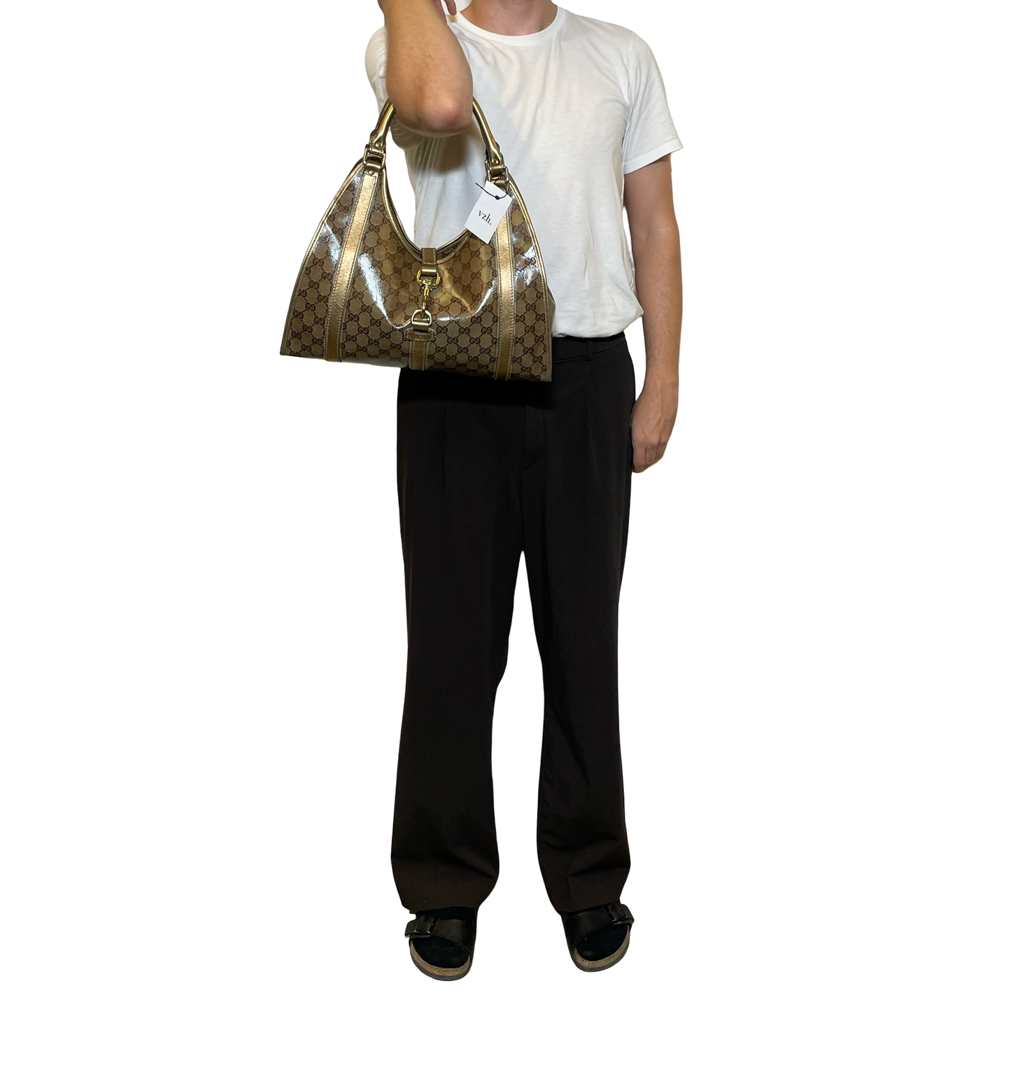 Gucci Monogram Jackie Shoulder Bag
