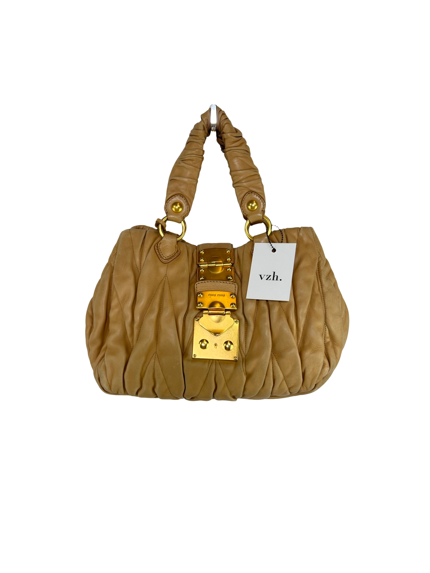Miu Miu Matelasse Leather Crossbody Bag