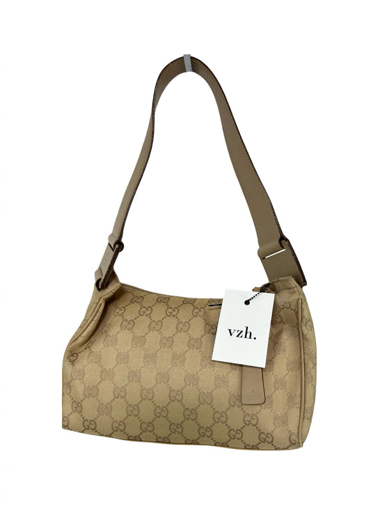 Gucci Monogram Canvas Shoulder Bag