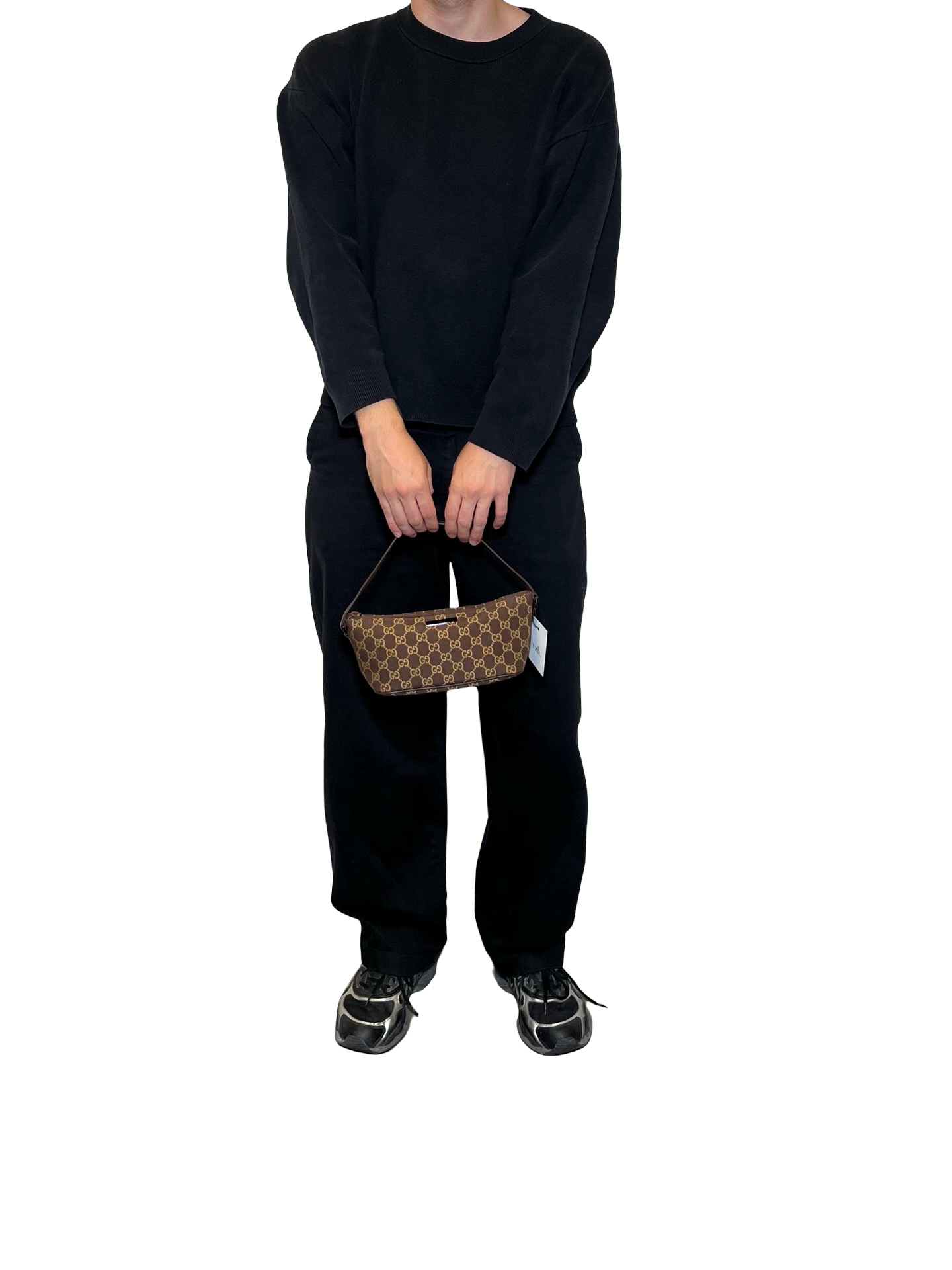 Gucci Canvas Boat Shoulder Bag