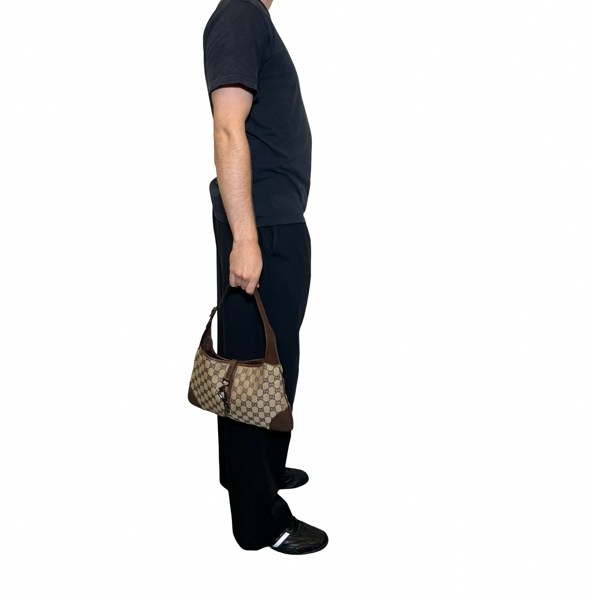 Gucci Monogram Jackie Shoulder Bag
