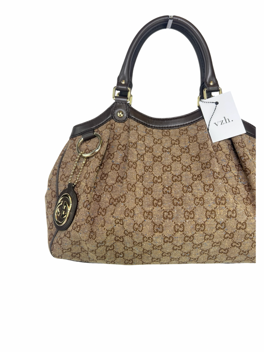 Gucci Sukey Canvas Shoulder Bag