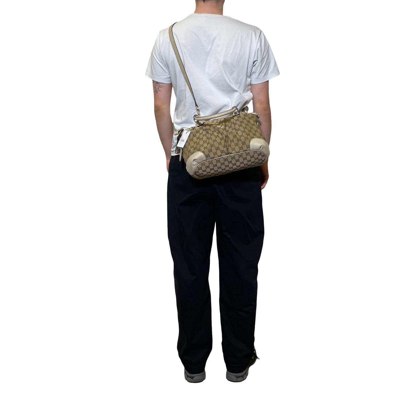 Gucci Leather GG Crossbody Bag