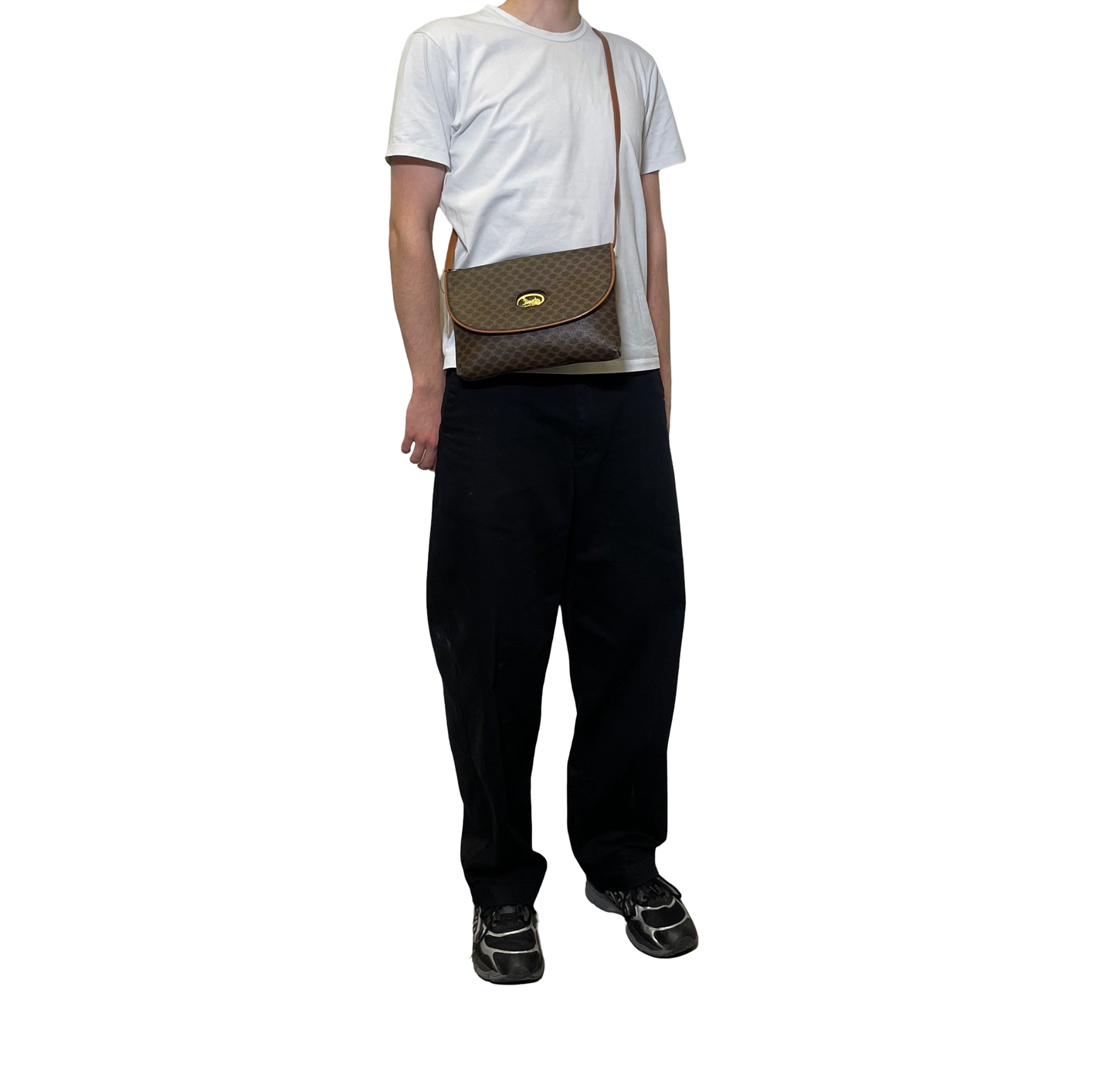 Céline Macadam Canvas Crossbody Bag
