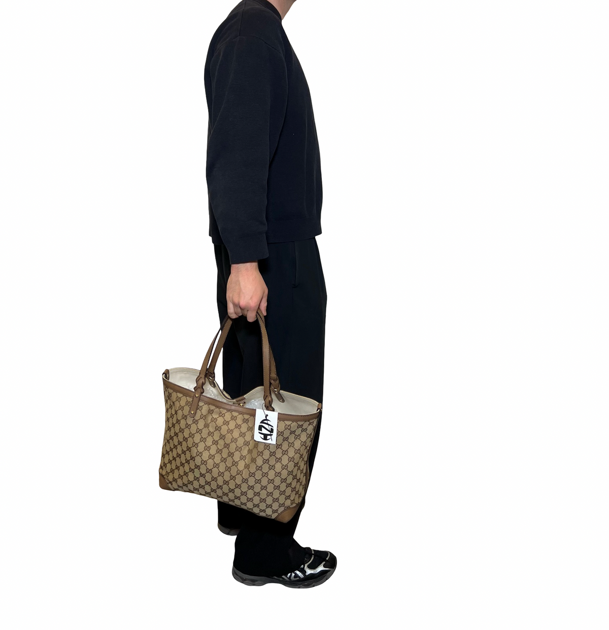 Gucci Canvas Monogram Tote Bag