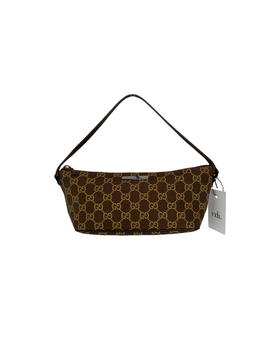 Gucci Canvas Boat Shoulder Bag