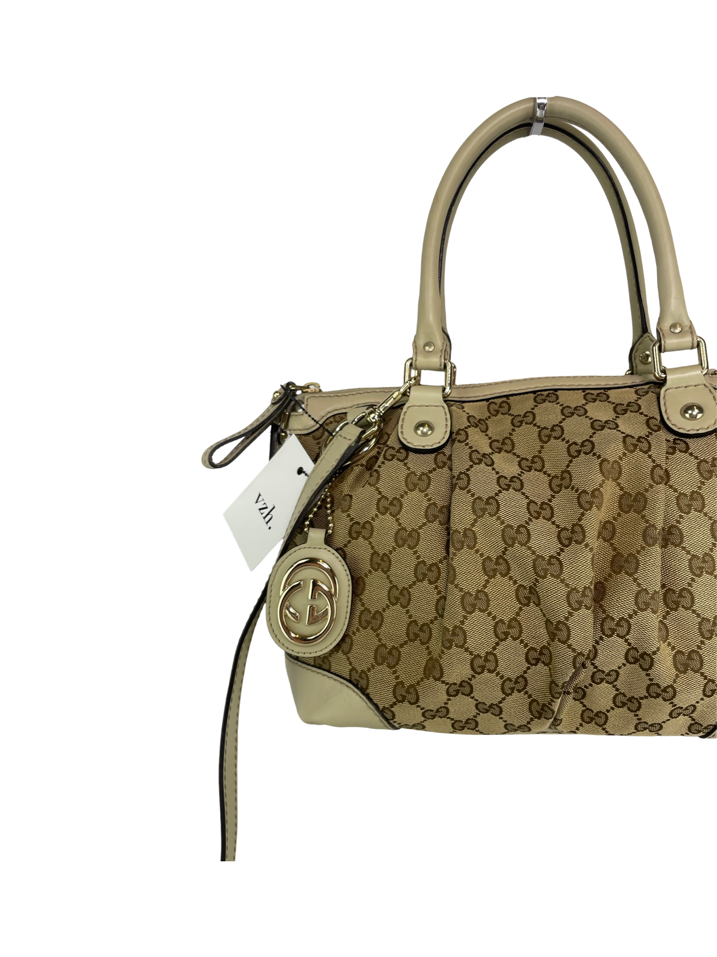 Gucci Leather GG Crossbody Bag
