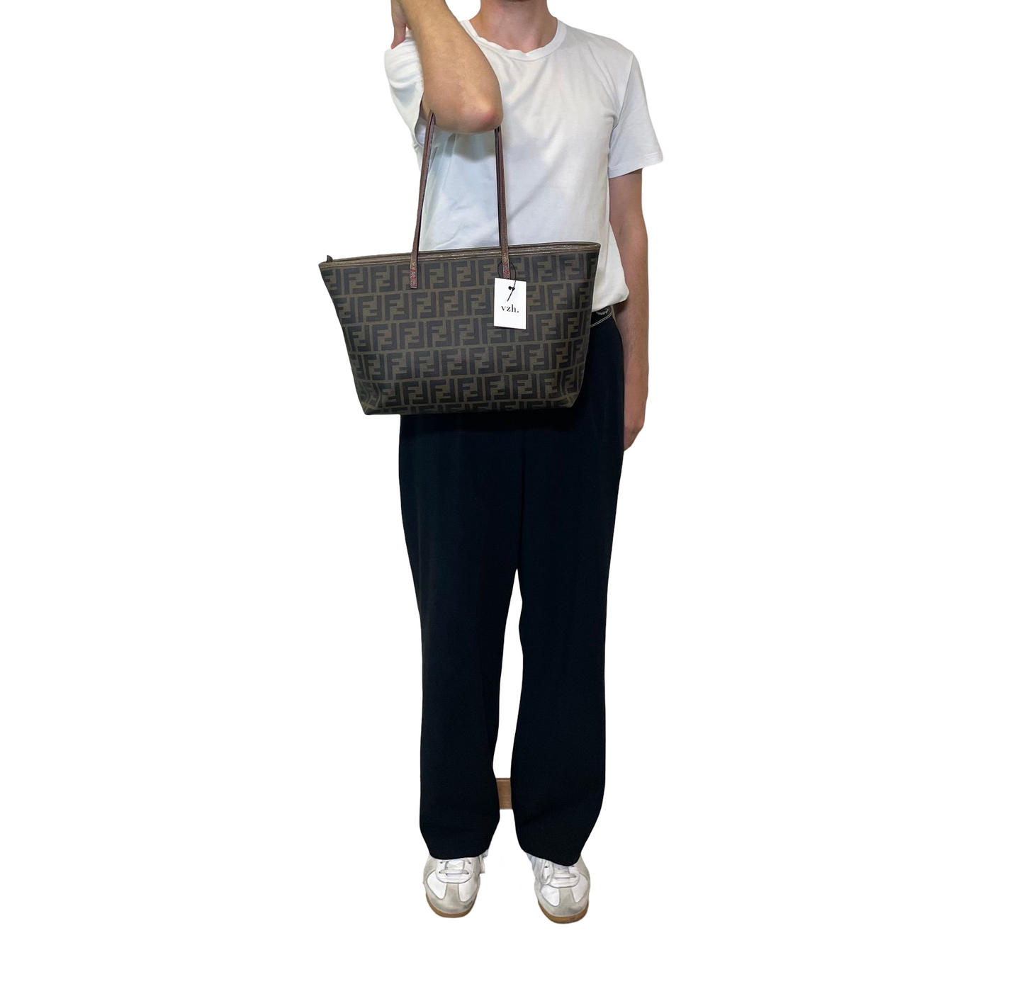 FENDI Zucca Canvas Tote Bag