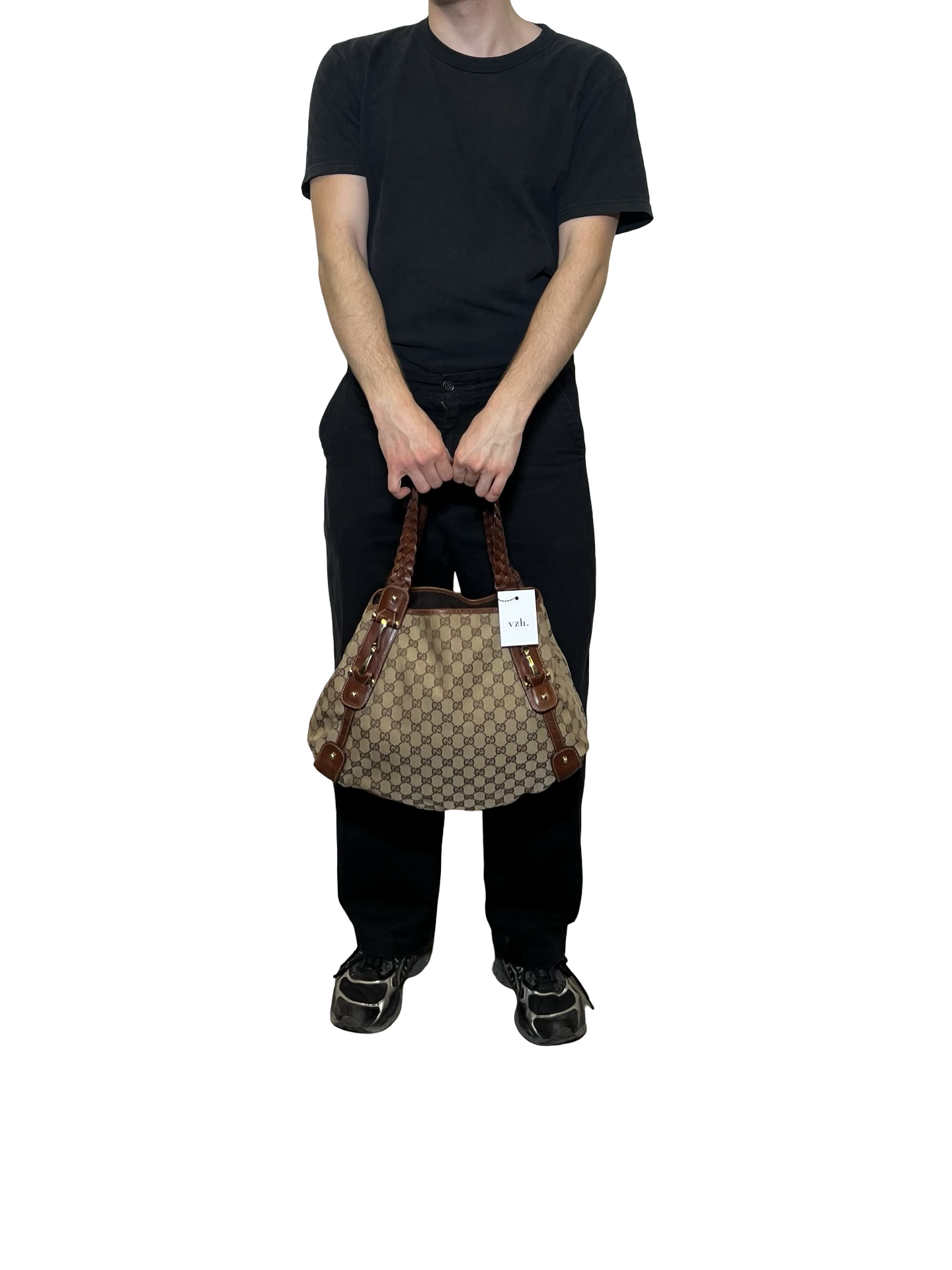 Gucci Pelham Canvas Tote Bag