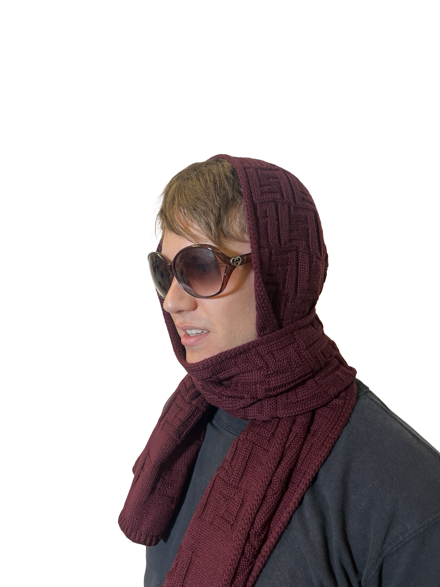 Fendi Monogram Wool Scarf