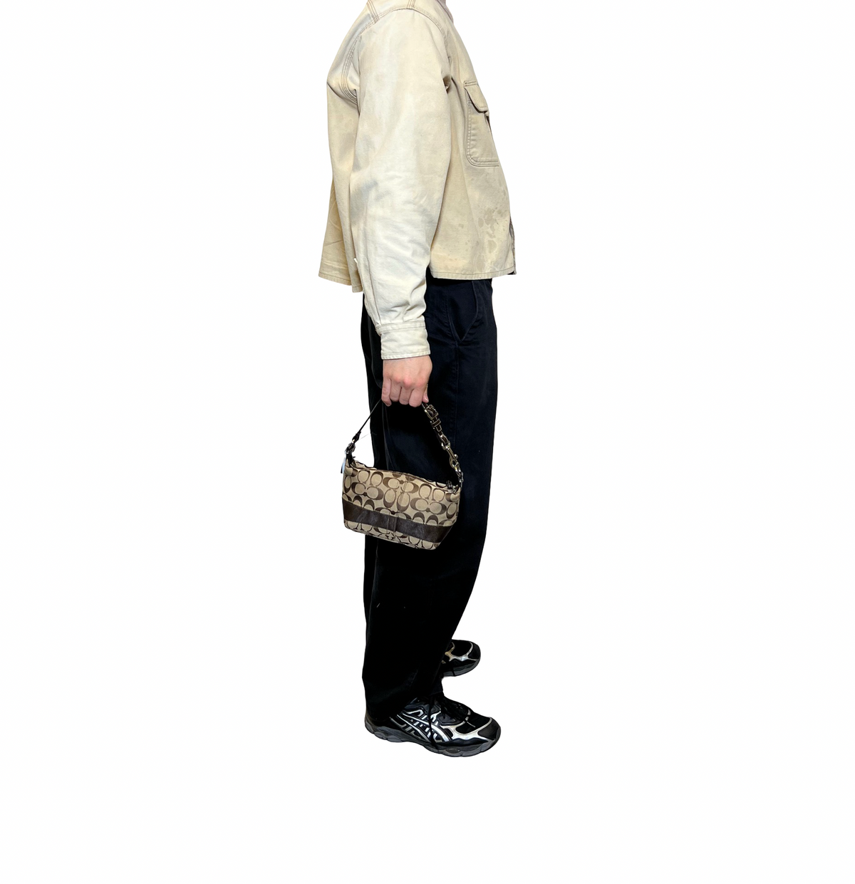 Coach Monogram Signature Shoulder Bag