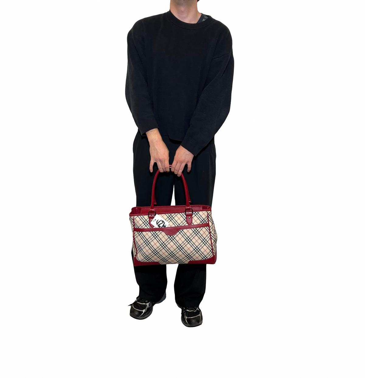 Burberry Nova Check Shopping Tote