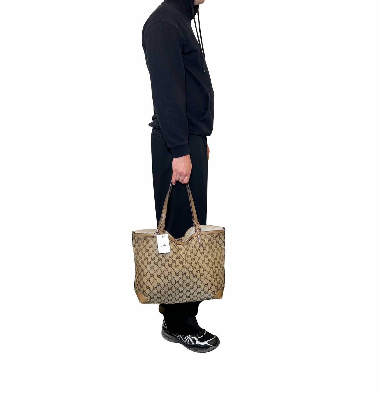 Gucci Monogram Canvas Tote Bag
