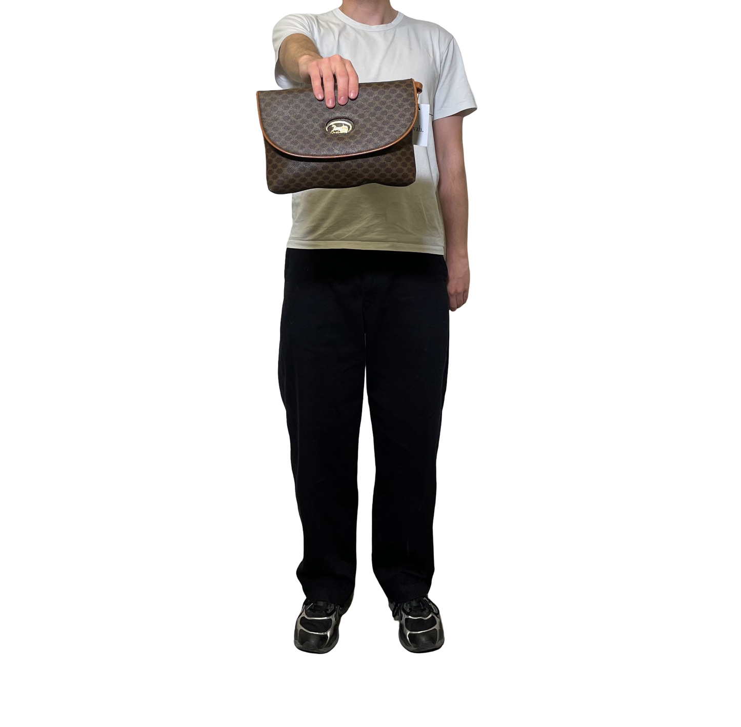 Céline Macadam Canvas Crossbody Bag