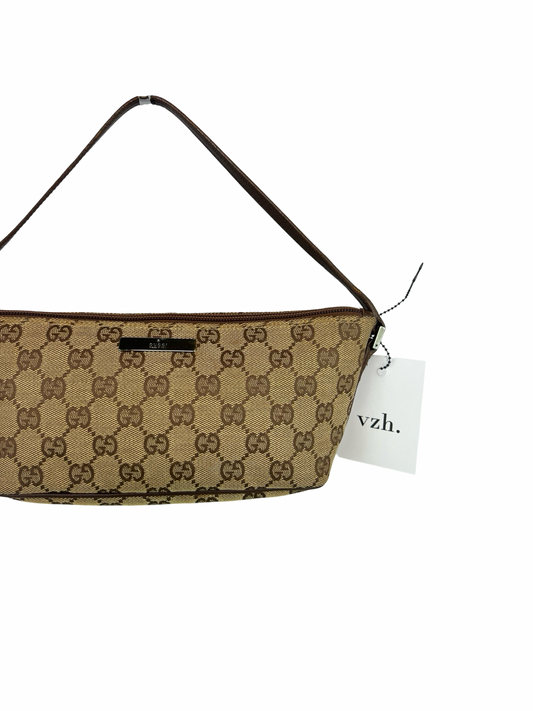 Gucci Canvas Boat Shoulder Bag