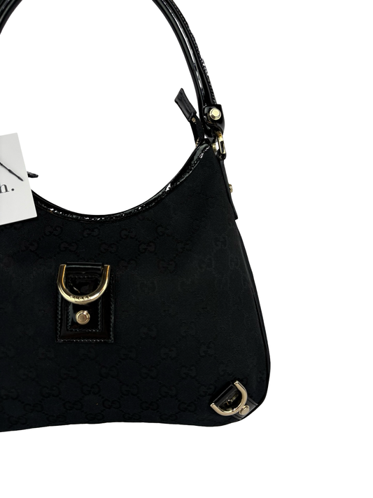 Gucci Canvas D-Ring Shoulderbag