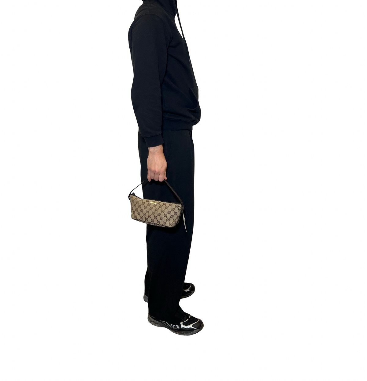 Gucci Canvas Boat Shoulder Bag