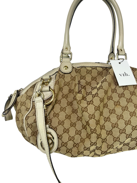 Gucci Canvas Monogram 2way Bag