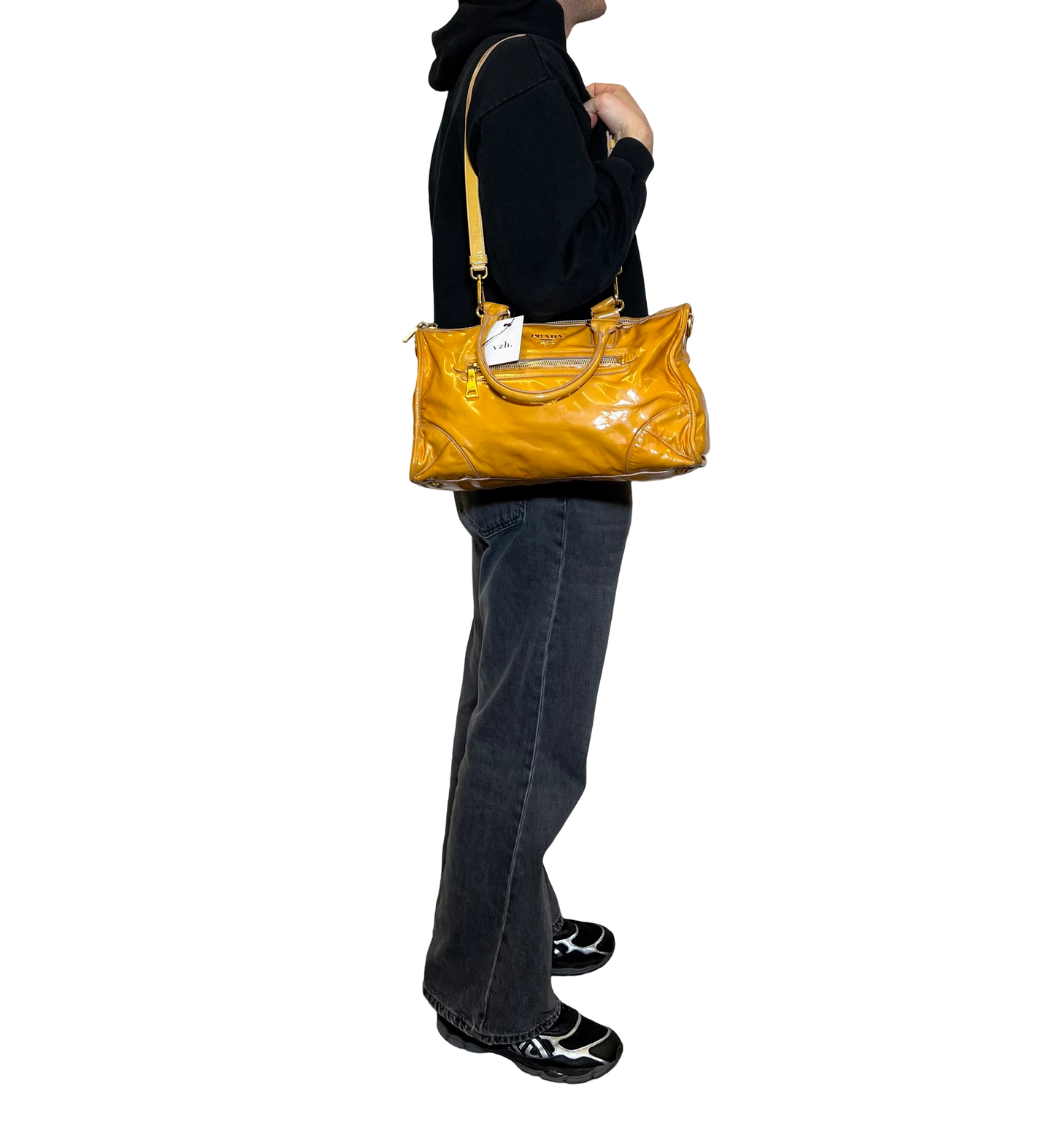 Prada Vintage Leather Shoulder Bag
