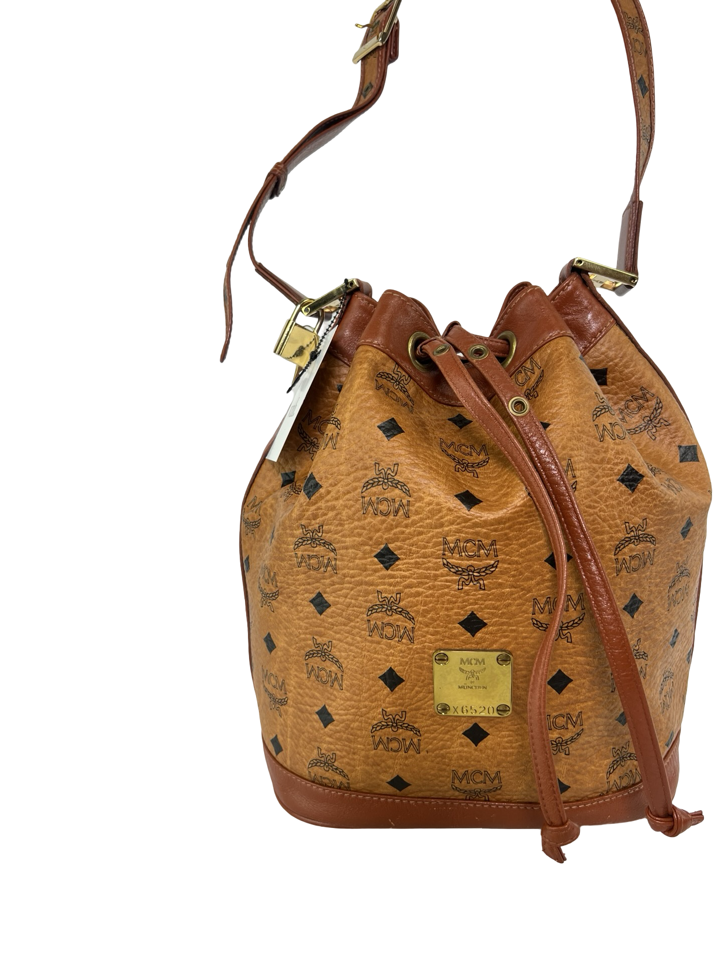 MCM Visetos Heritage Drawstring