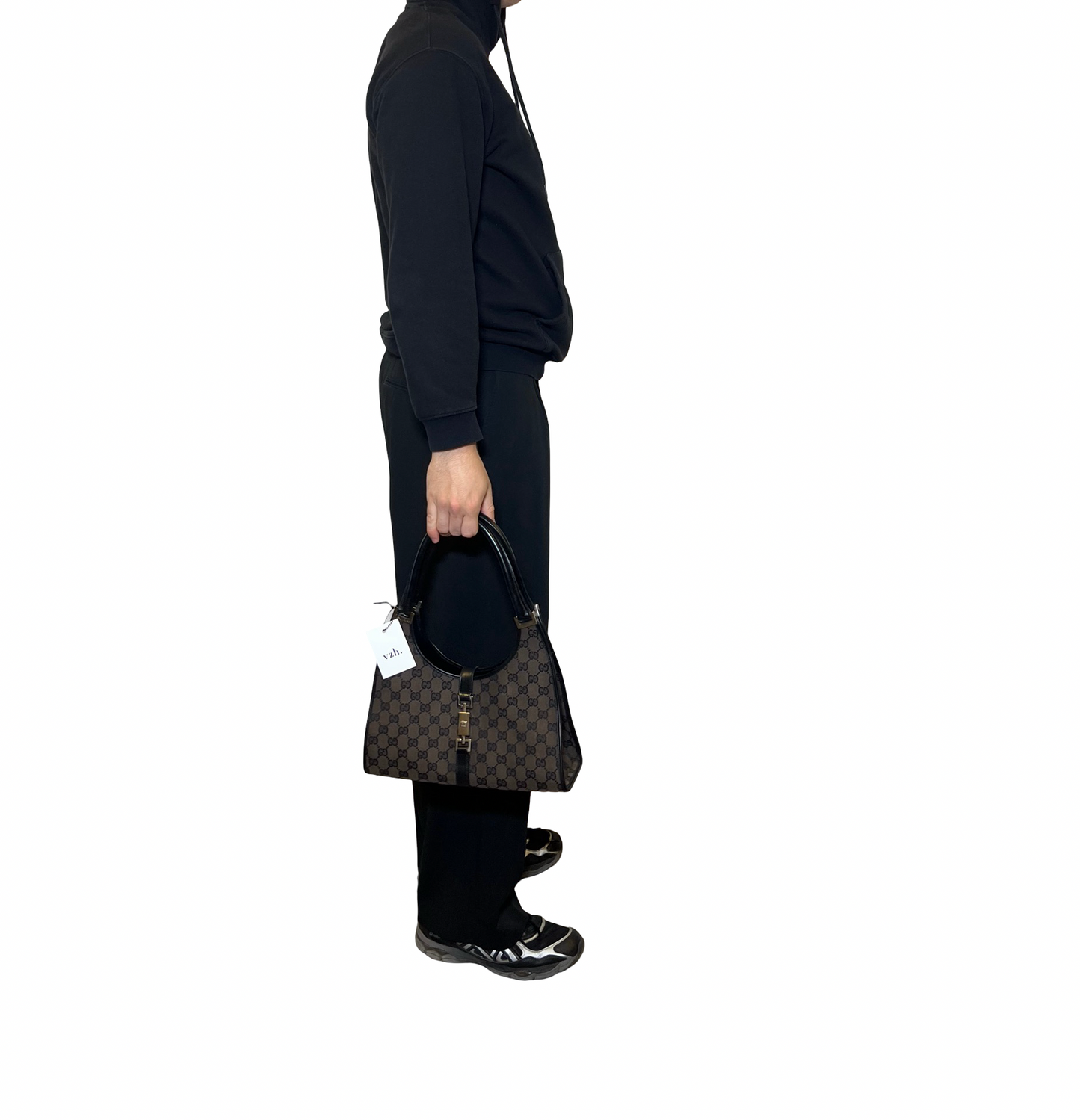 Gucci Monogram Jackie Shoulder Bag
