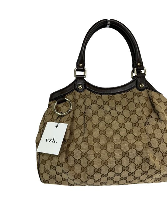 Gucci Sukey Canvas Shoulder Bag