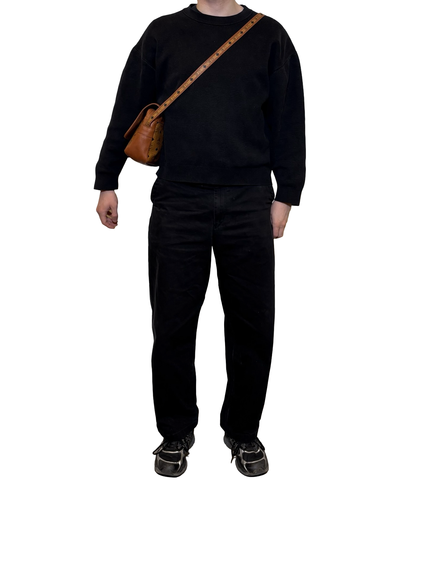 MCM Visetos Logogram Shoulder Bag