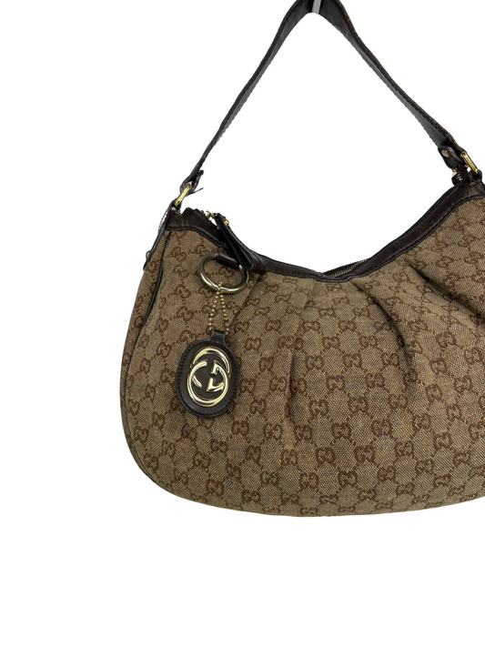 Gucci Canvas GG Hobo Bag