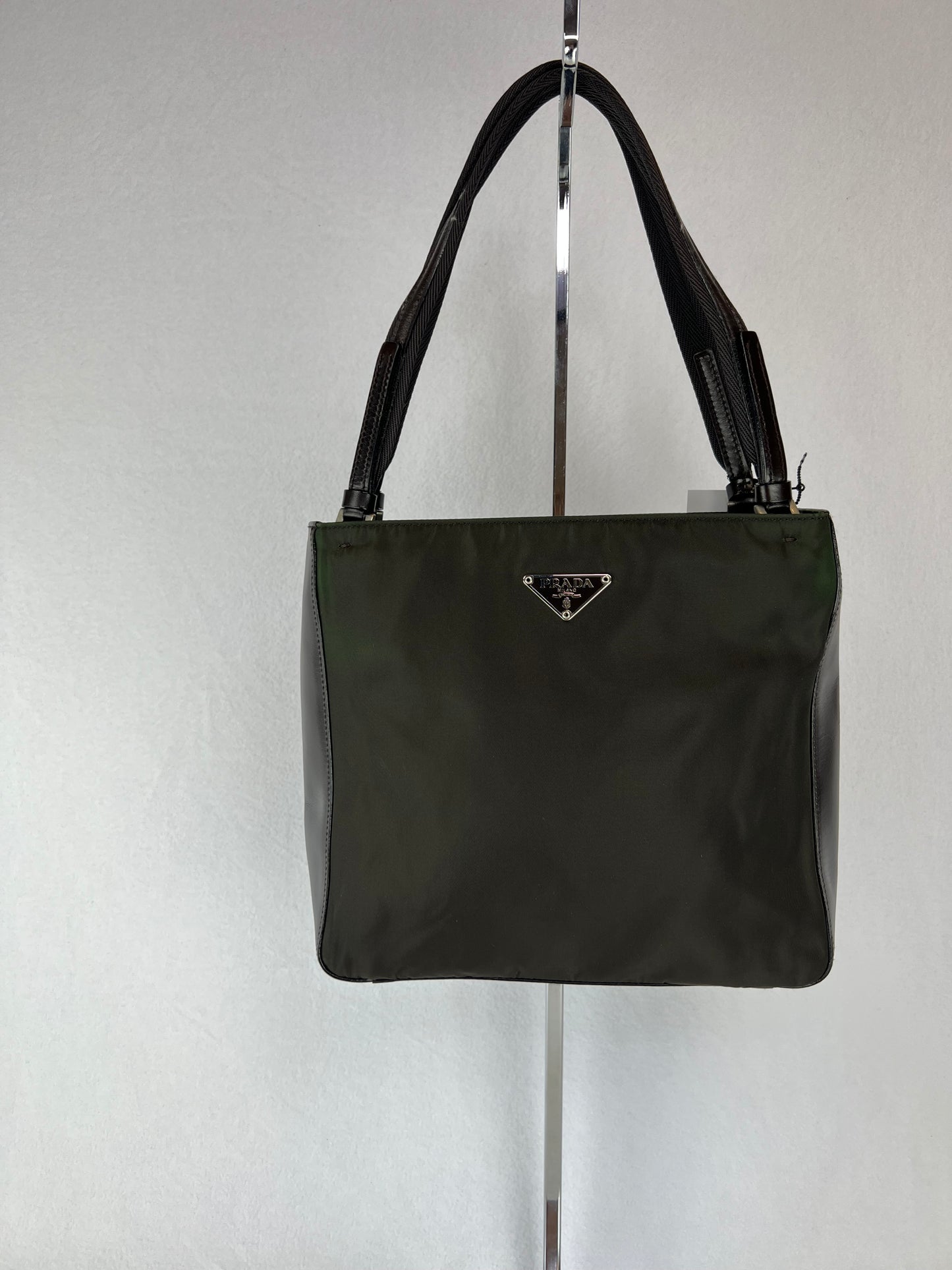 Prada Double Strap Nylon Bag