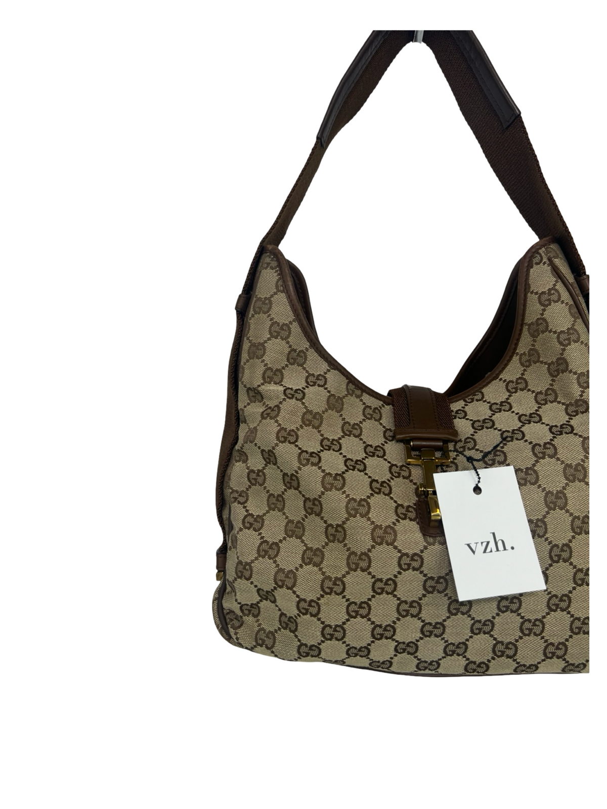 Gucci Canvas Monogram Shoulder Bag
