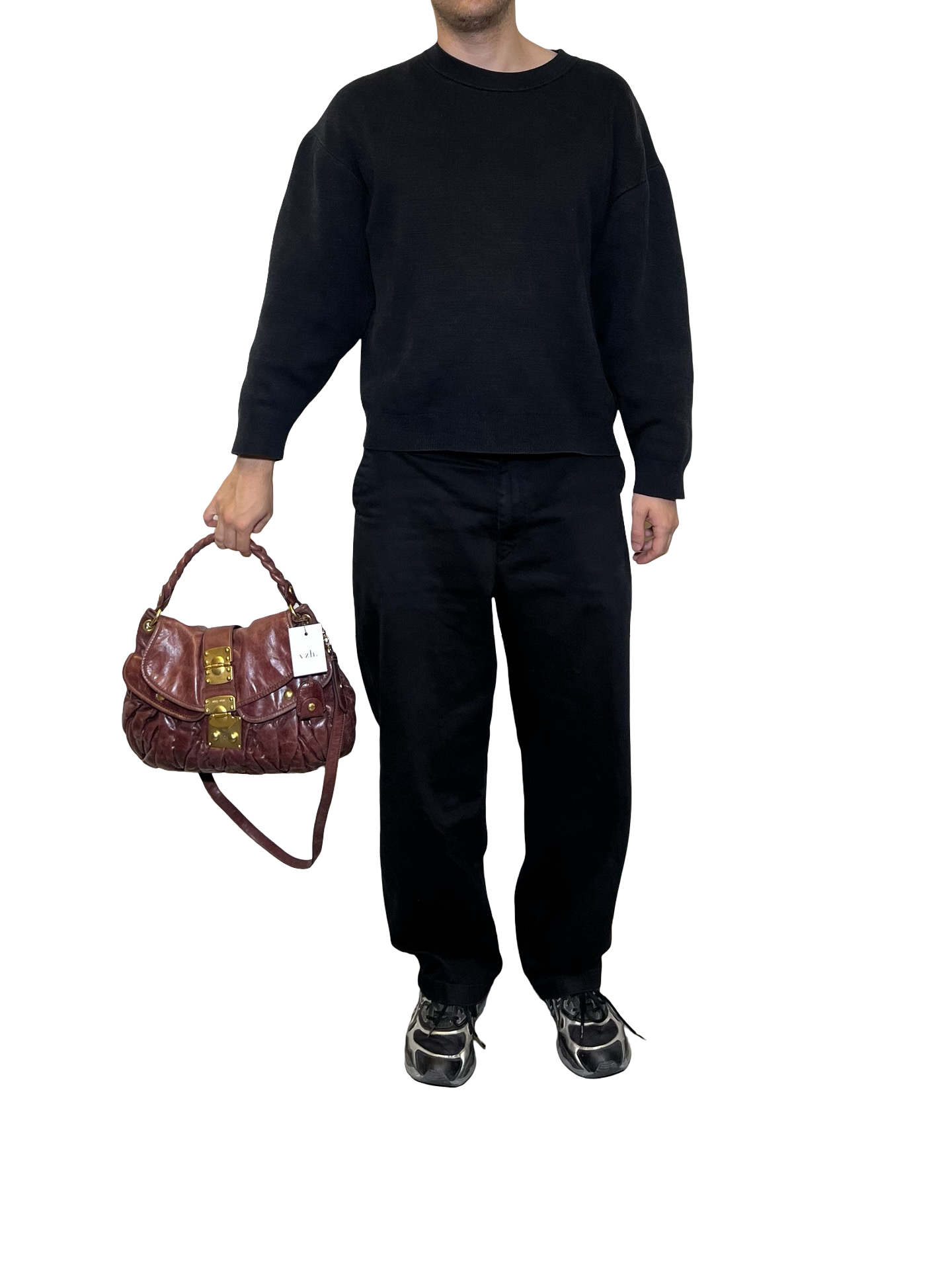 Miu Miu Matelasse Leather Shoulder Bag