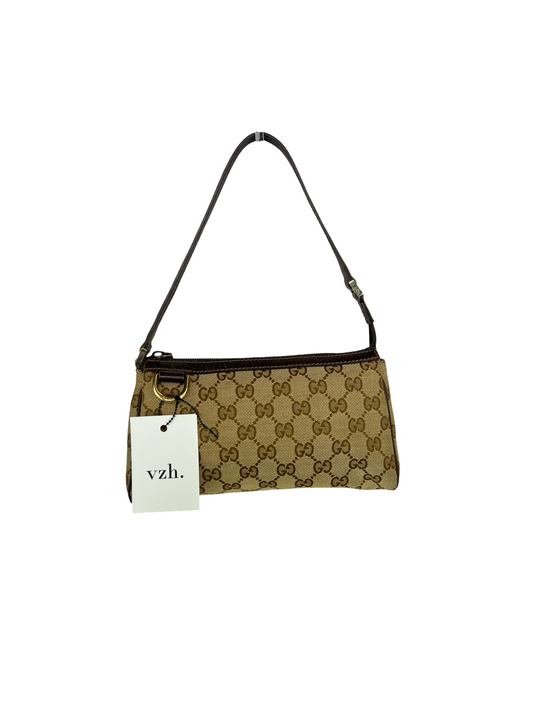 Gucci Canvas Pochette Shoulder Bag