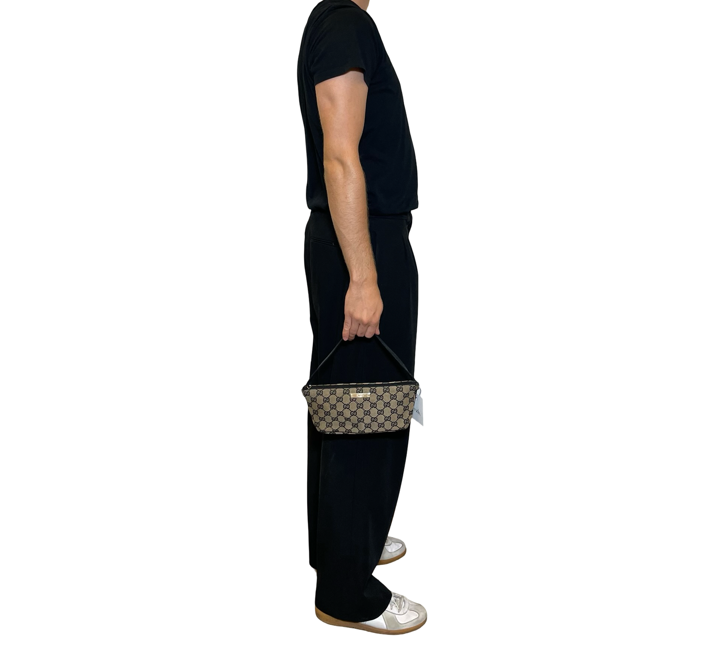 Gucci Canvas Boat Shoulder Bag