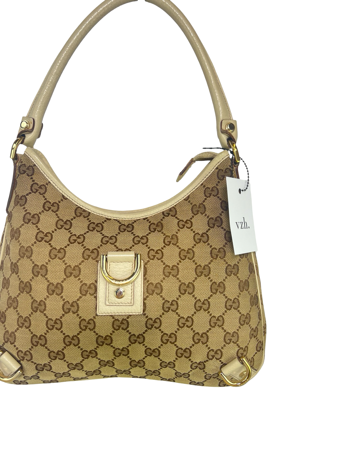 Gucci Canvas D-Ring Shoulderbag
